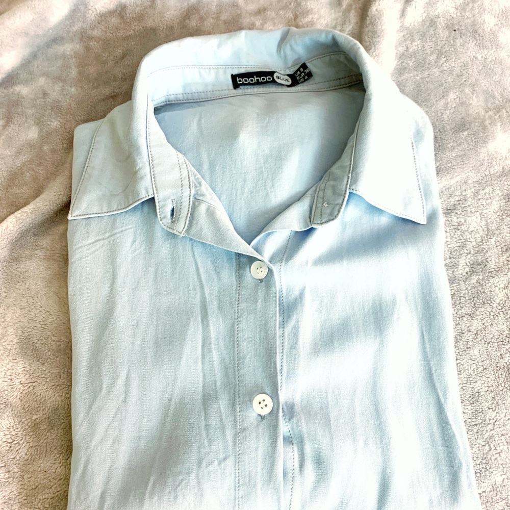 Boohoo oversized button down